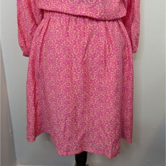 Vineyard Vines Silk Coastal Cowgirl Barbiecore Feminine Countryside Dress 6 - Picture 8 of 9